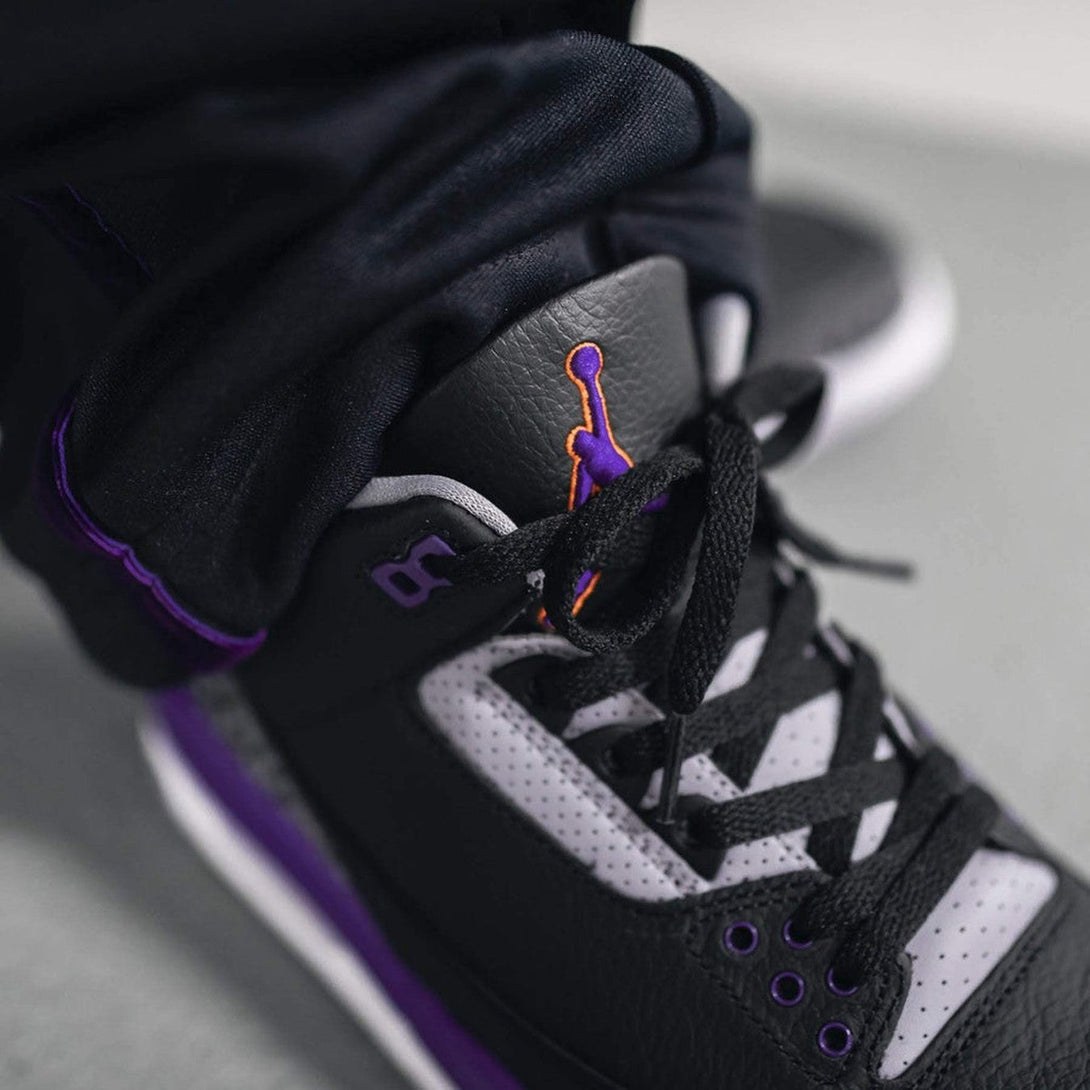 Air Jordan 3 Retro 'Court Purple'- Streetwear Fashion - helmiss.com