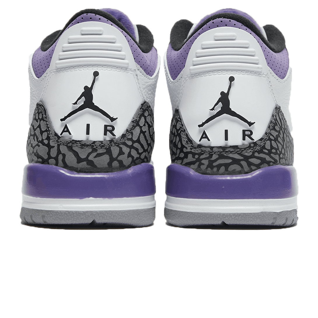 Air Jordan 3 Retro 'Dark Iris'- Streetwear Fashion - helmiss.com