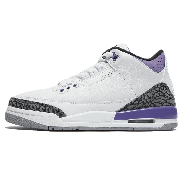 Air Jordan 3 Retro 'Dark Iris'- Streetwear Fashion - helmiss.com