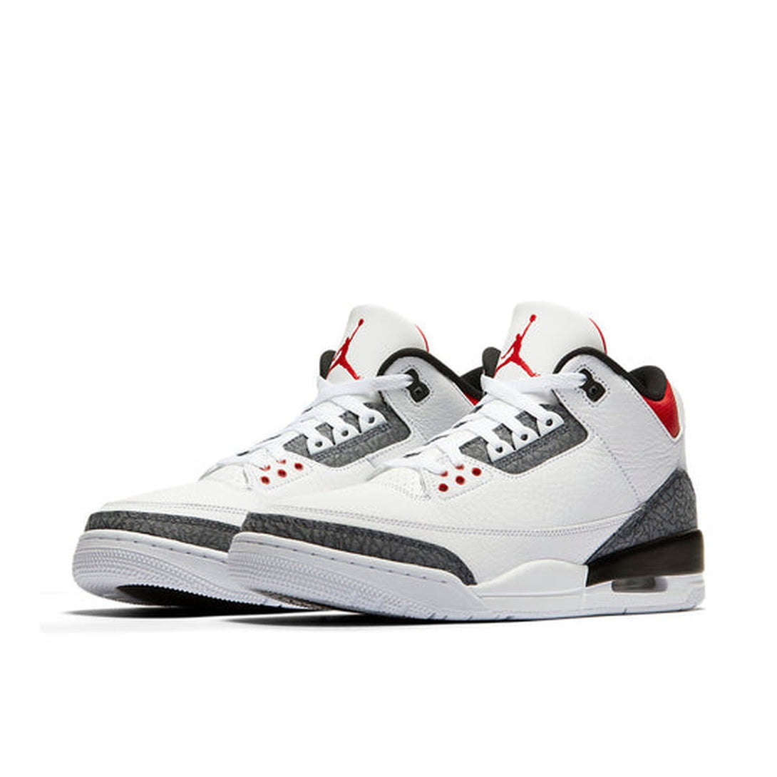 Air Jordan 3 Retro Denim SE 'Fire Red'- Streetwear Fashion - helmiss.com