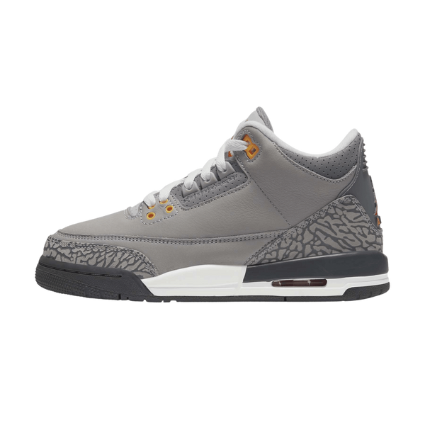 Air Jordan 3 Retro GS 'Cool Grey' 2021- Streetwear Fashion - helmiss.com