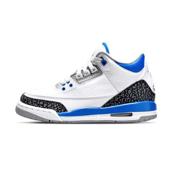 Air Jordan 3 Retro GS 'Racer Blue'- Streetwear Fashion - helmiss.com