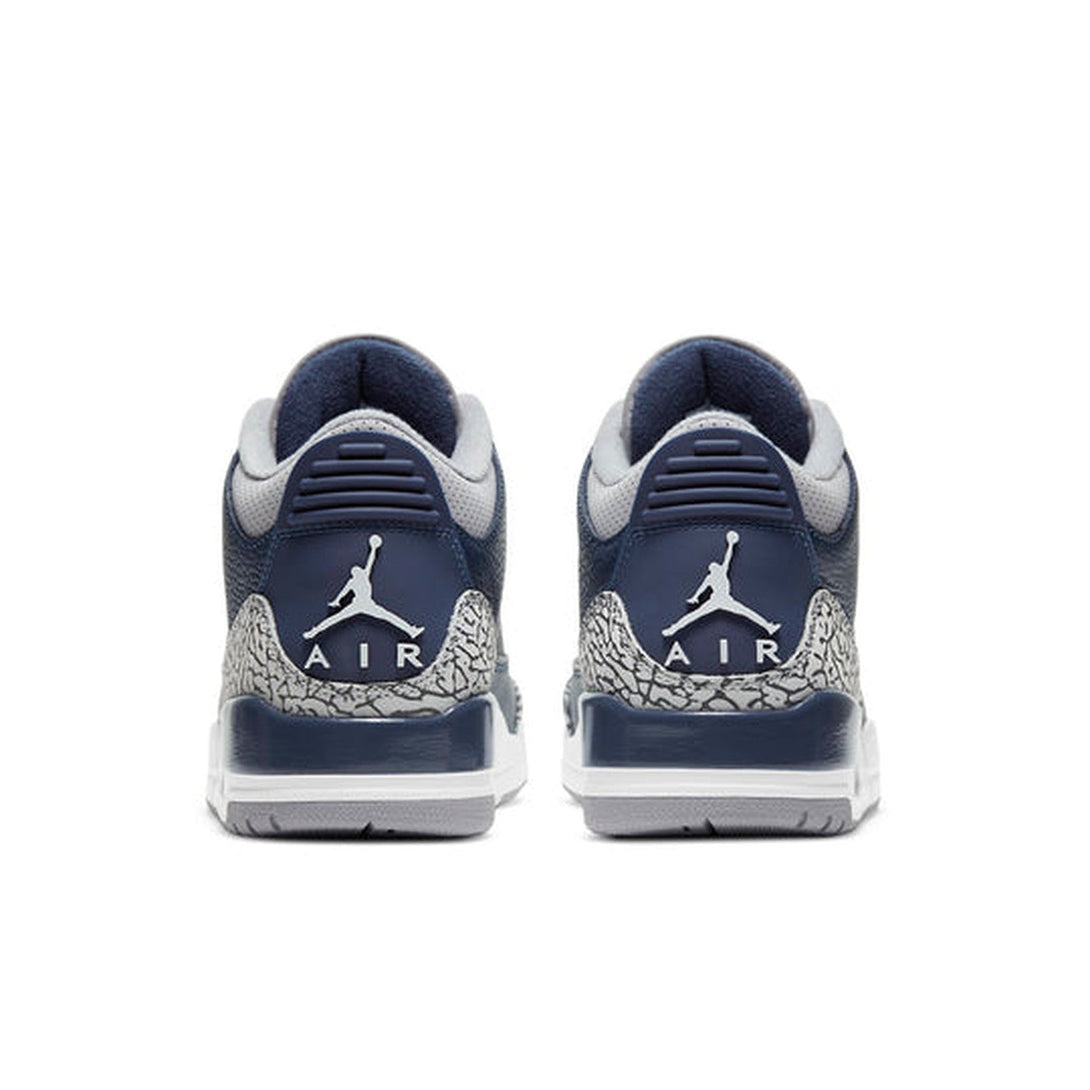 Air Jordan 3 Retro 'Georgetown'- Streetwear Fashion - helmiss.com