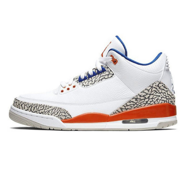 Air Jordan 3 Retro 'Knicks'- Streetwear Fashion - helmiss.com