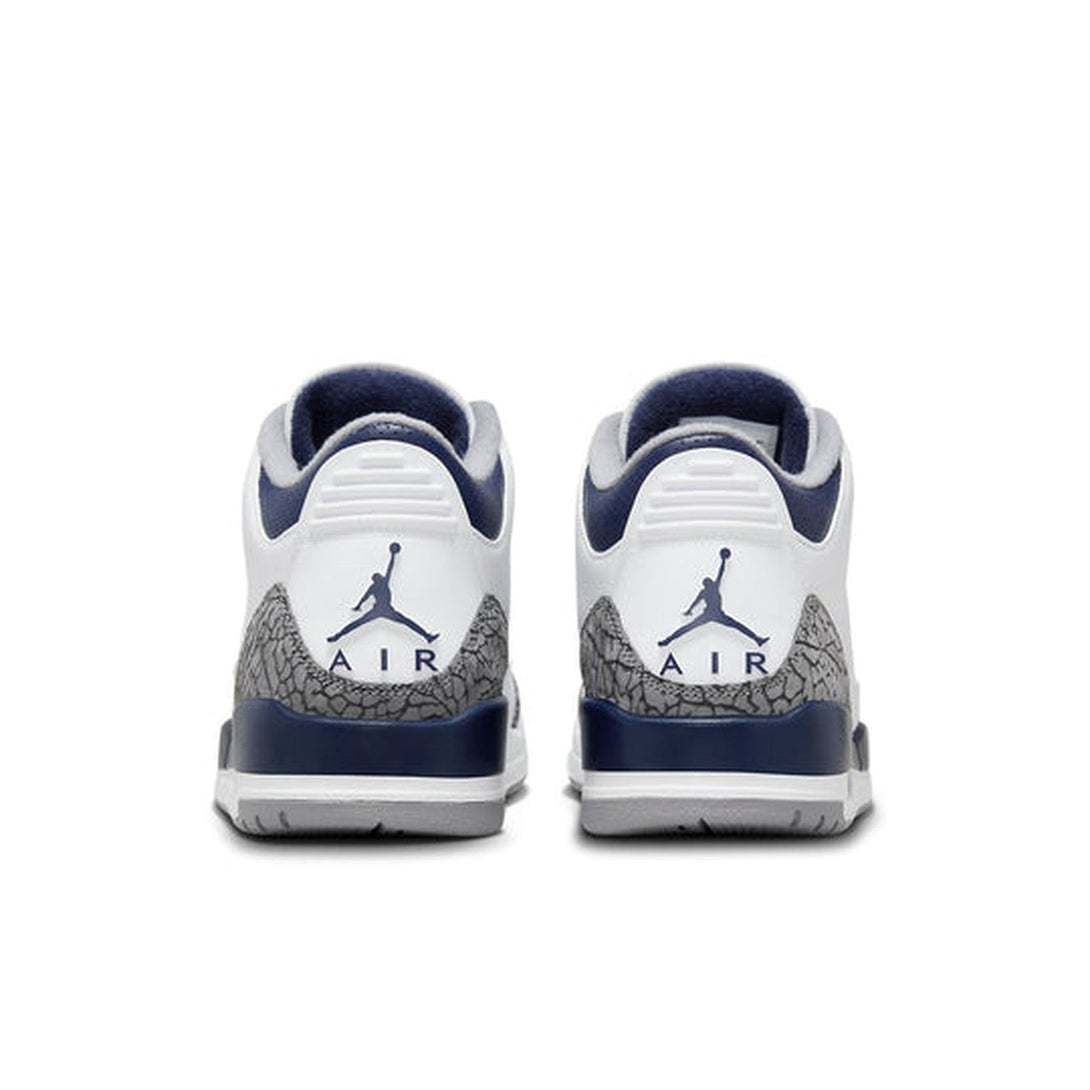 Air Jordan 3 Retro 'Midnight Navy'- Streetwear Fashion - helmiss.com