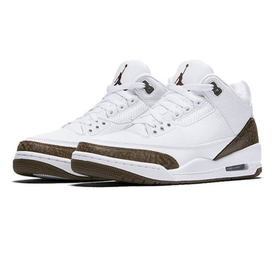 Air Jordan 3 Retro 'Mocha'- Streetwear Fashion - helmiss.com