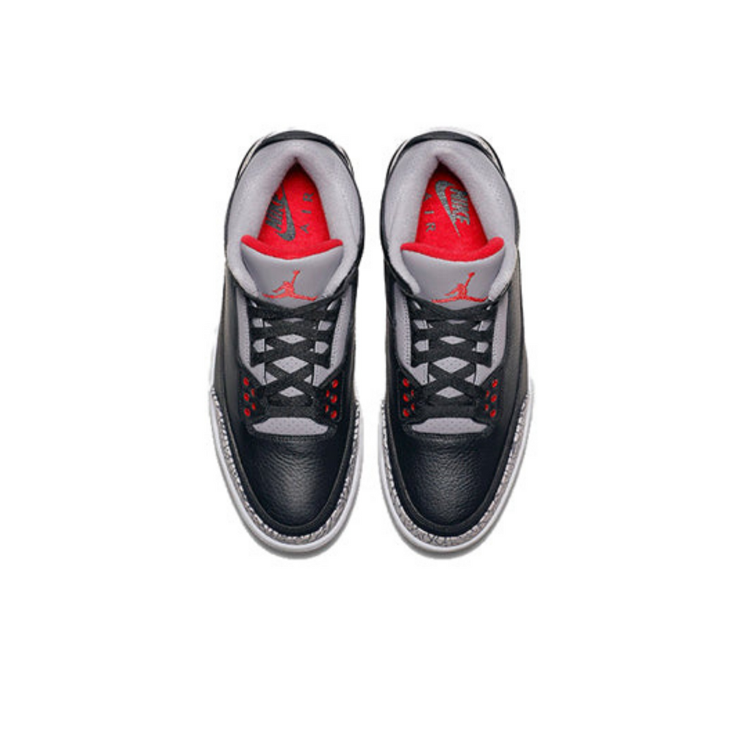 Air Jordan 3 Retro OG 'Black Cement' 2018- Streetwear Fashion - helmiss.com