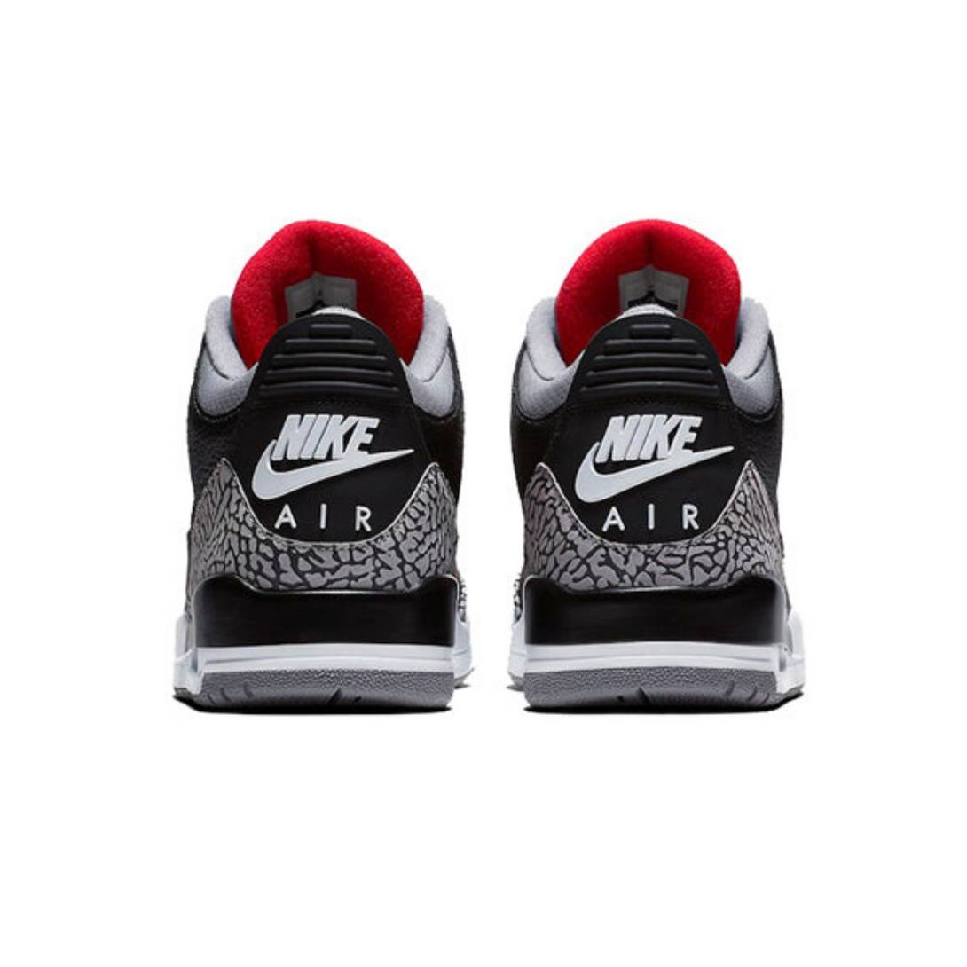 Air Jordan 3 Retro OG 'Black Cement' 2018- Streetwear Fashion - helmiss.com