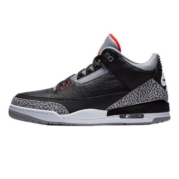 Air Jordan 3 Retro OG 'Black Cement' 2018- Streetwear Fashion - helmiss.com