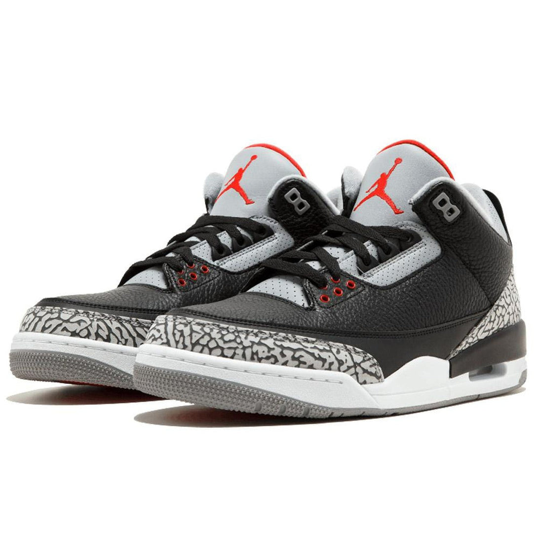 Air Jordan 3 Retro OG 'Black Cement'- Streetwear Fashion - helmiss.com