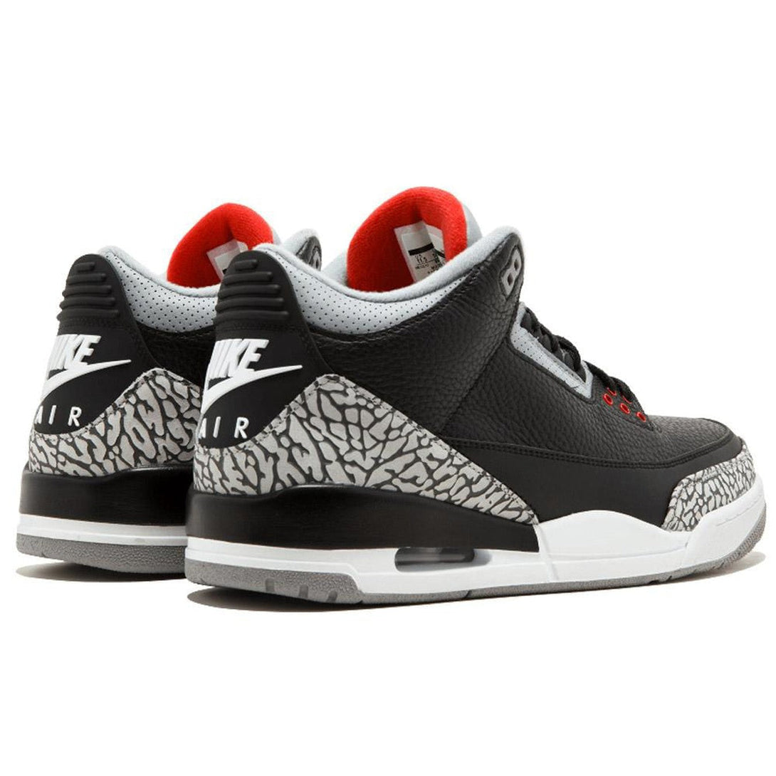 Air Jordan 3 Retro OG 'Black Cement'- Streetwear Fashion - helmiss.com