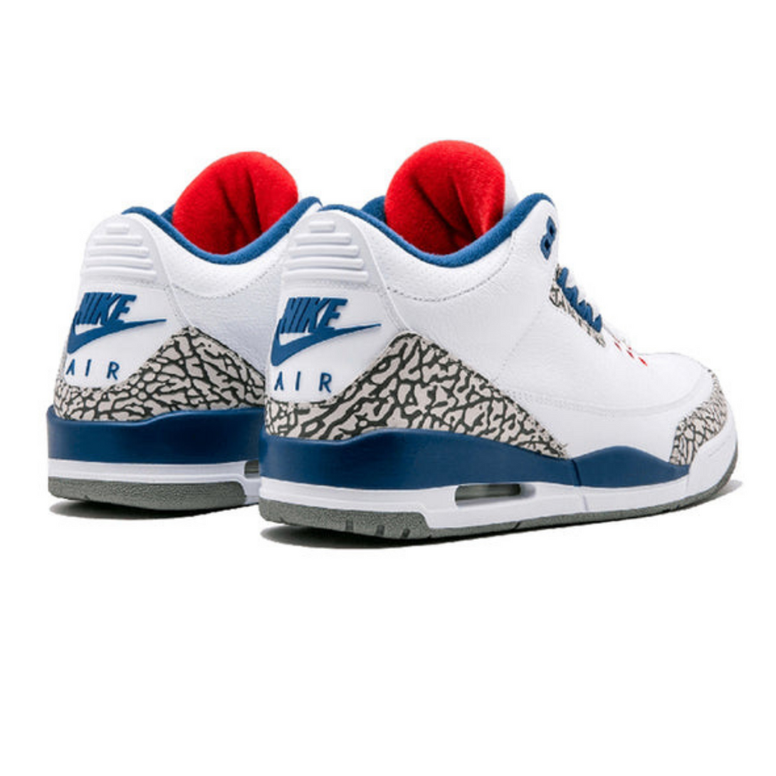 Air Jordan 3 Retro OG 'True Blue'- Streetwear Fashion - helmiss.com