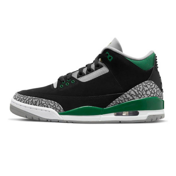 Air Jordan 3 Retro 'Pine Green'- Streetwear Fashion - helmiss.com