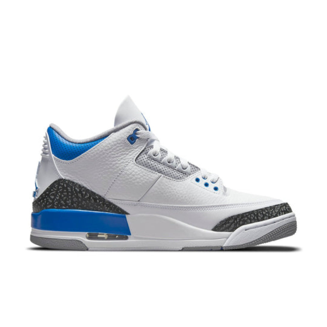 Air Jordan 3 Retro 'Racer Blue'- Streetwear Fashion - helmiss.com