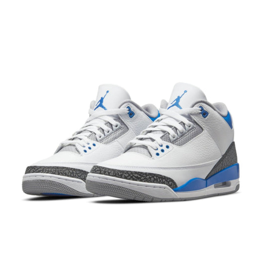 Air Jordan 3 Retro 'Racer Blue'- Streetwear Fashion - helmiss.com