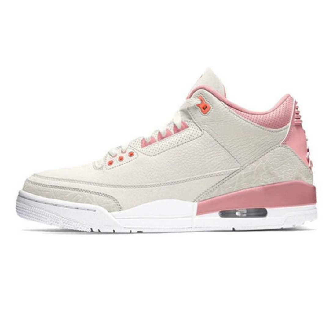 Air Jordan 3 Retro 'Sail Rust Pink'- Streetwear Fashion - helmiss.com