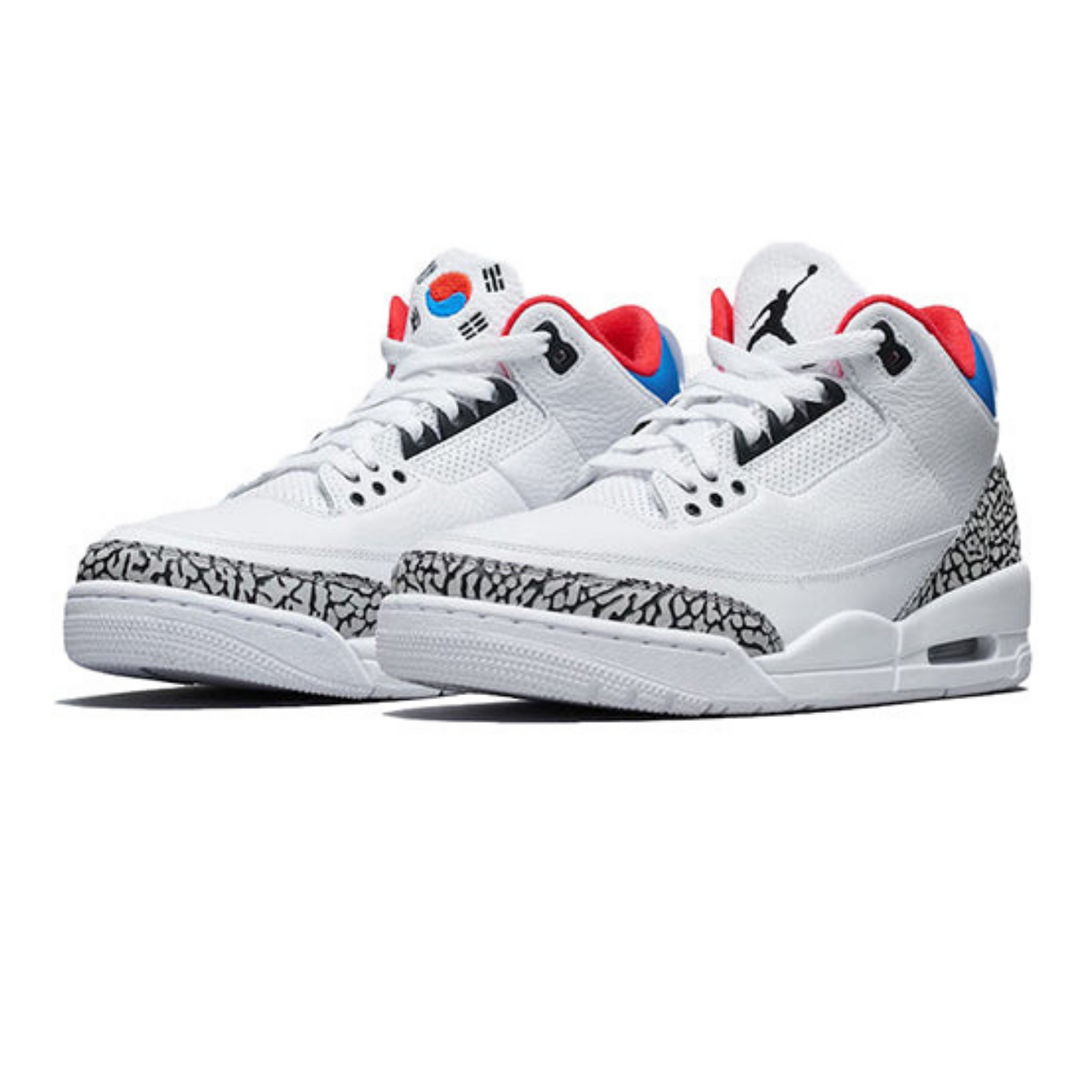 Air Jordan 3 Retro 'Seoul'- Streetwear Fashion - helmiss.com