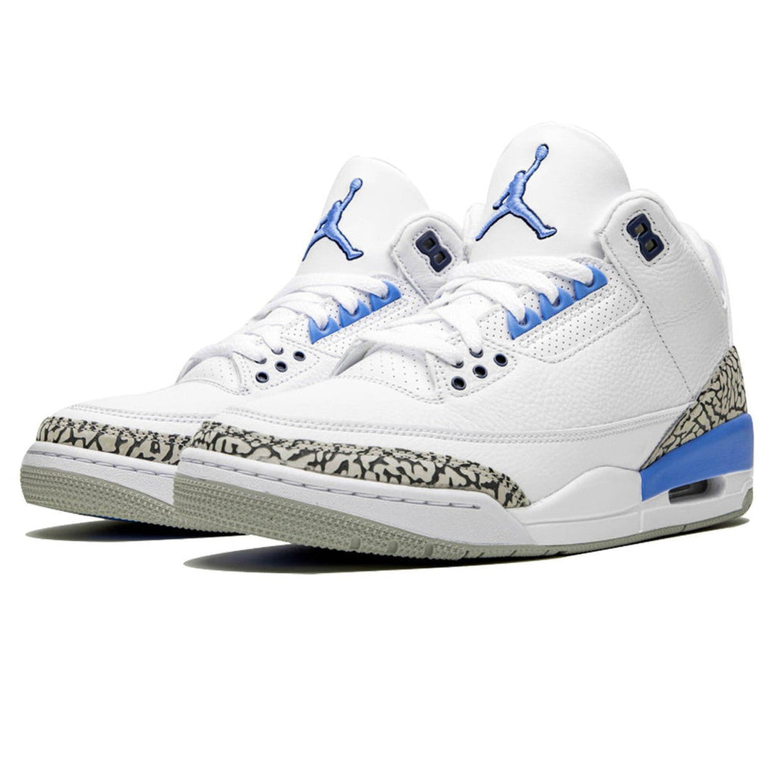 Air Jordan 3 Retro 'UNC'- Streetwear Fashion - helmiss.com