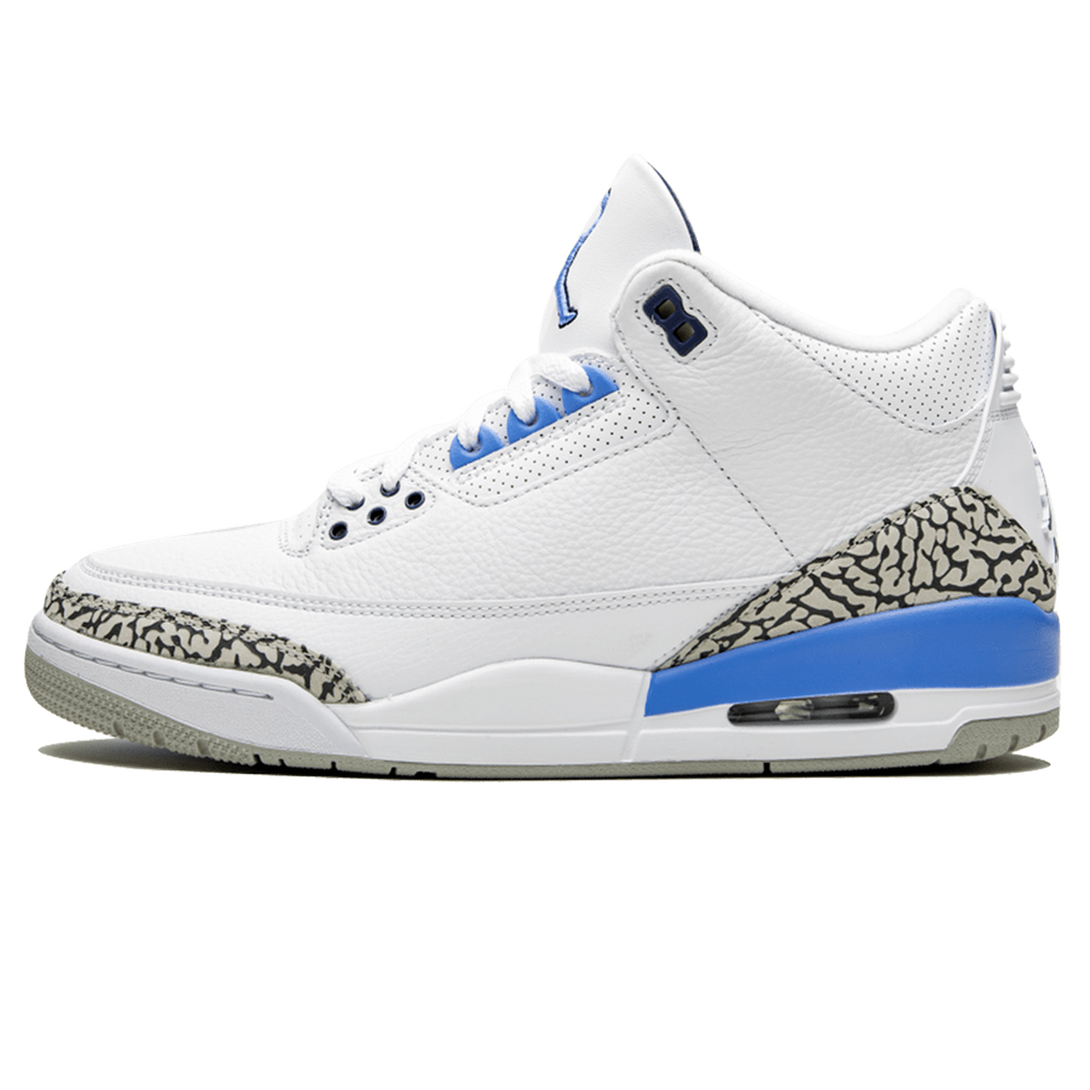 Air Jordan 3 Retro 'UNC'- Streetwear Fashion - helmiss.com