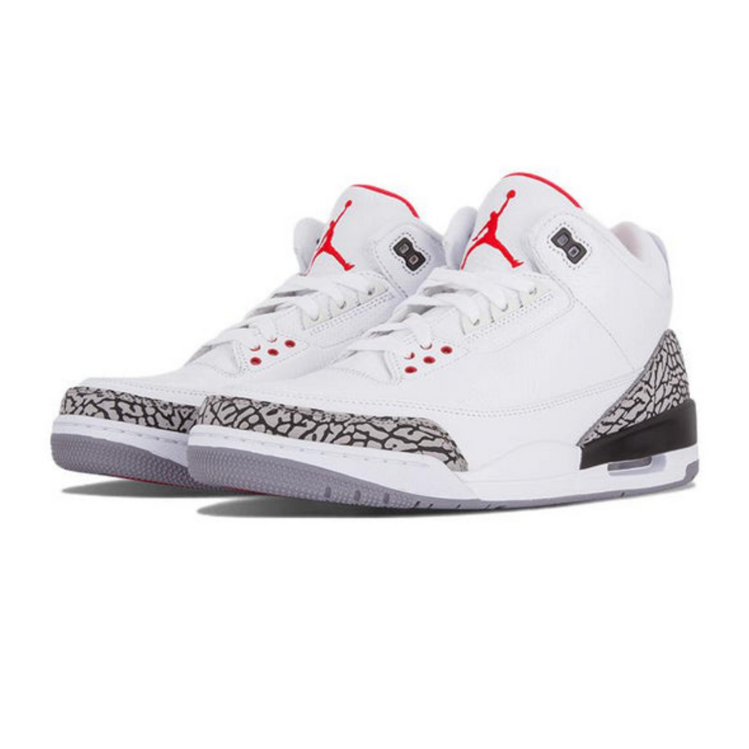 Air Jordan 3 Retro 'White Cement' 2011- Streetwear Fashion - helmiss.com