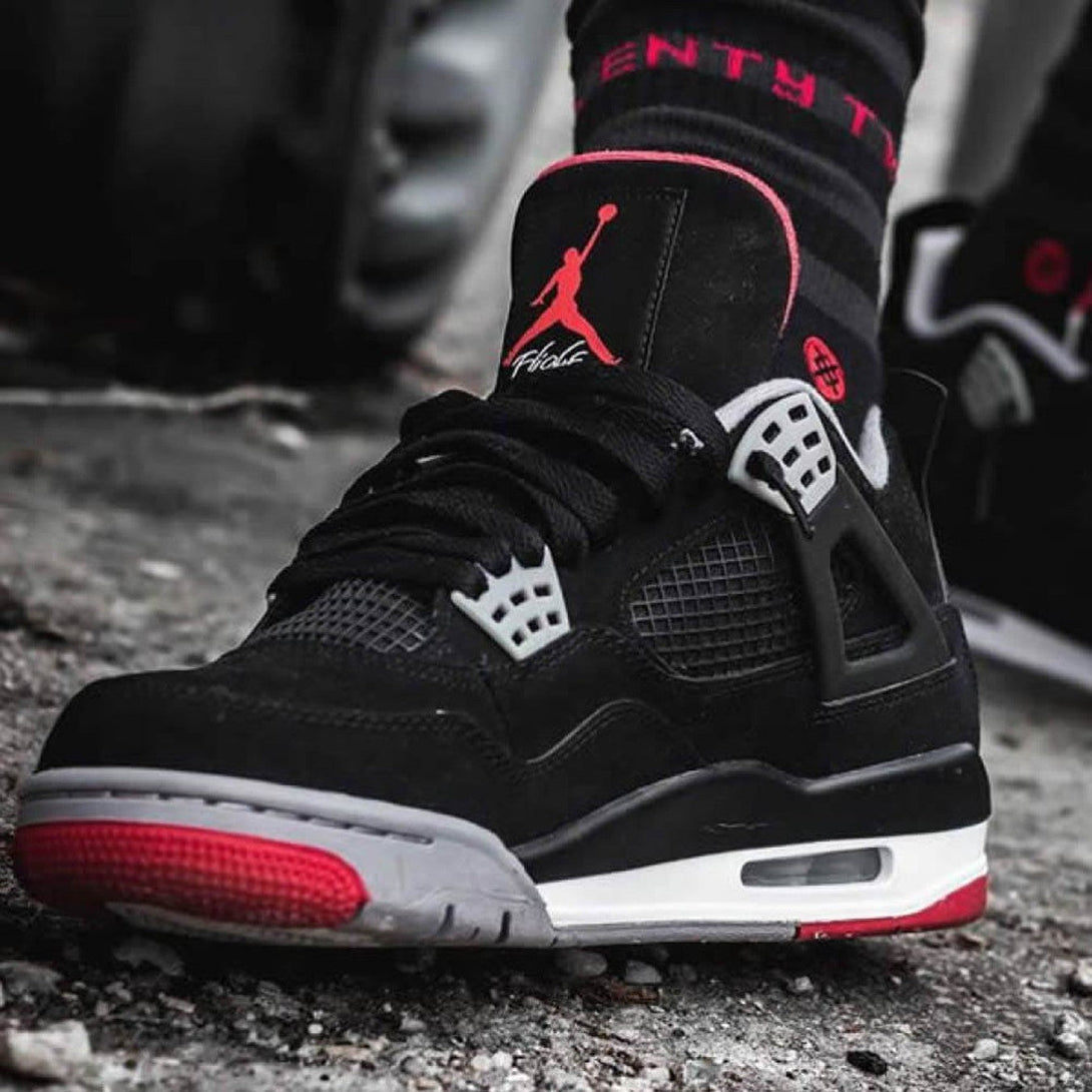 Air Jordan 4 Bred 2019- Streetwear Fashion - helmiss.com