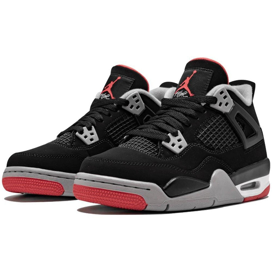 Air Jordan 4 Bred (GS)- Streetwear Fashion - helmiss.com