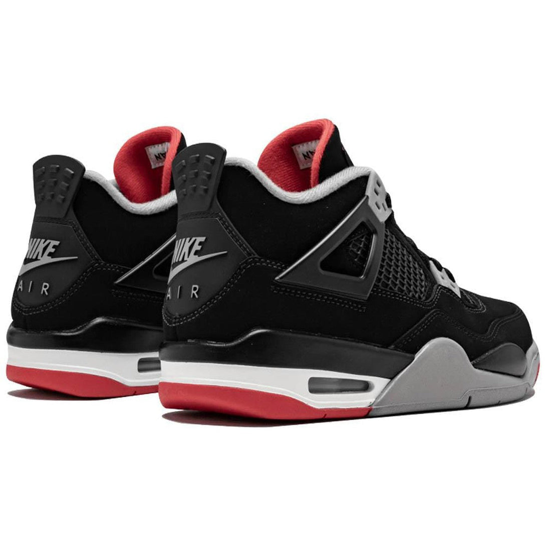 Air Jordan 4 Bred (GS)- Streetwear Fashion - helmiss.com