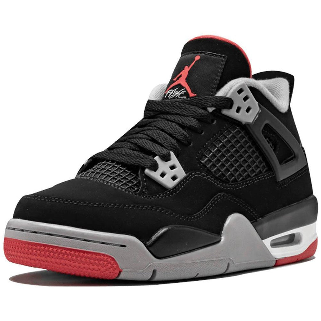 Air Jordan 4 Bred (GS)- Streetwear Fashion - helmiss.com