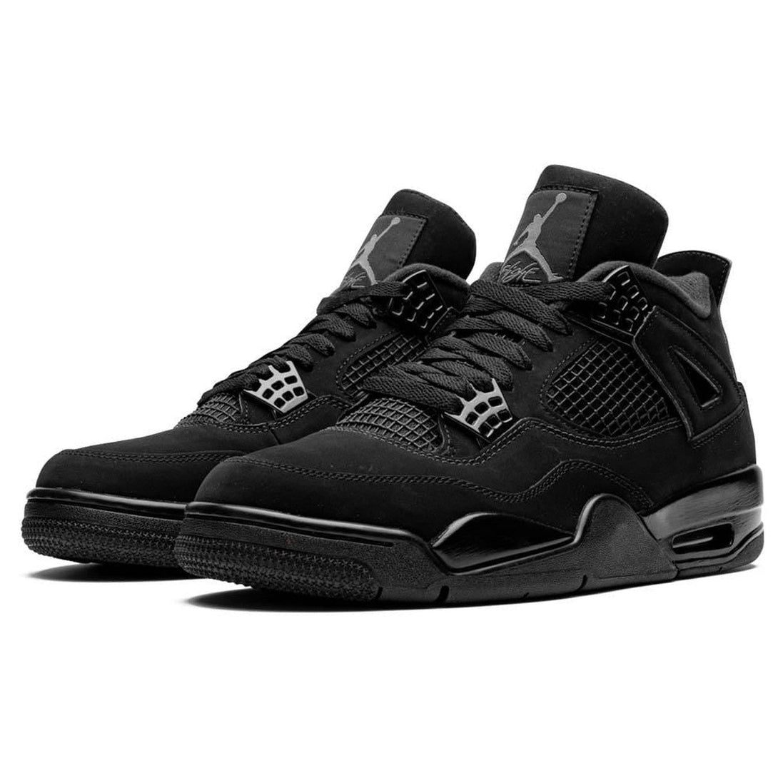 Air Jordan 4 Retro 'Black Cat' 2020- Streetwear Fashion - helmiss.com