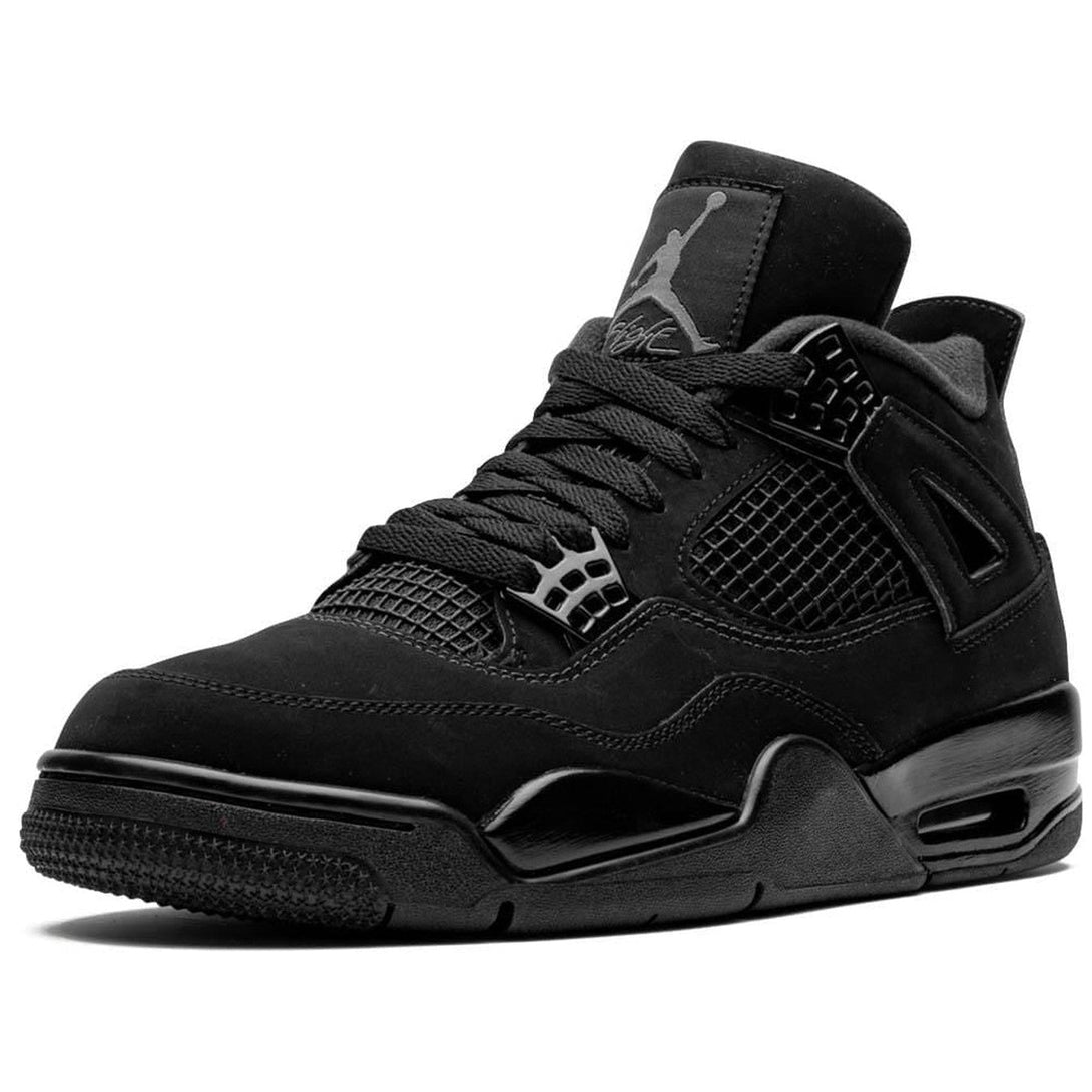 Air Jordan 4 Retro 'Black Cat' 2020- Streetwear Fashion - helmiss.com