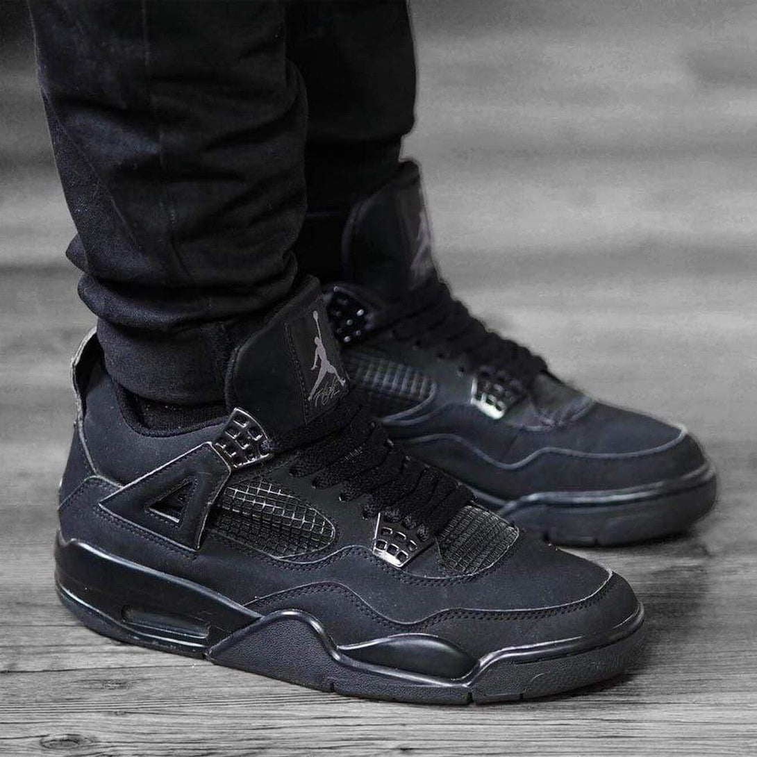 Air Jordan 4 Retro 'Black Cat' 2020- Streetwear Fashion - helmiss.com