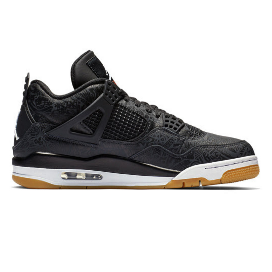 Air Jordan 4 Retro 'Black Laser'- Streetwear Fashion - helmiss.com