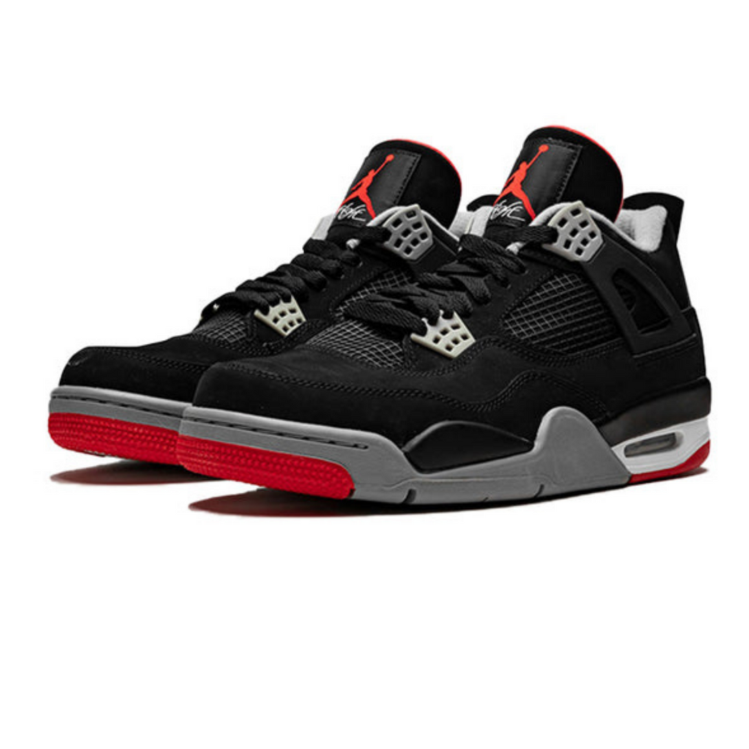 Air Jordan 4 Retro 'Bred' 2012- Streetwear Fashion - helmiss.com