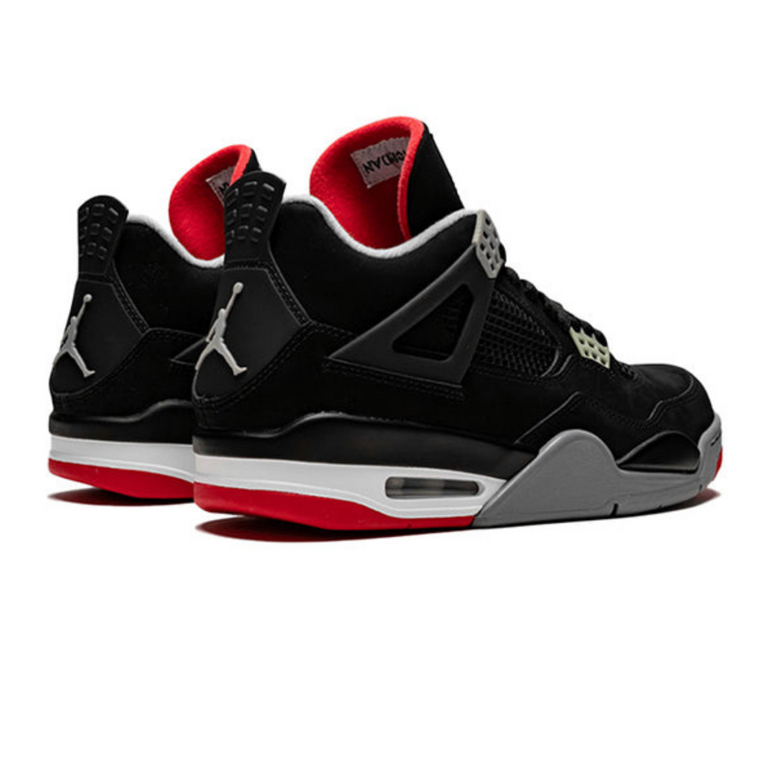 Air Jordan 4 Retro 'Bred' 2012- Streetwear Fashion - helmiss.com