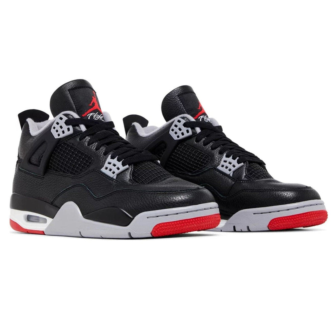 Air Jordan 4 Retro 'Bred Reimagined'- Streetwear Fashion - helmiss.com