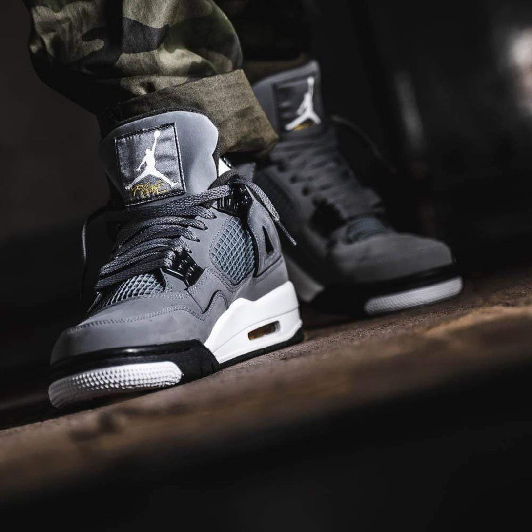 Air Jordan 4 Retro 'Cool Grey' 2019- Streetwear Fashion - helmiss.com