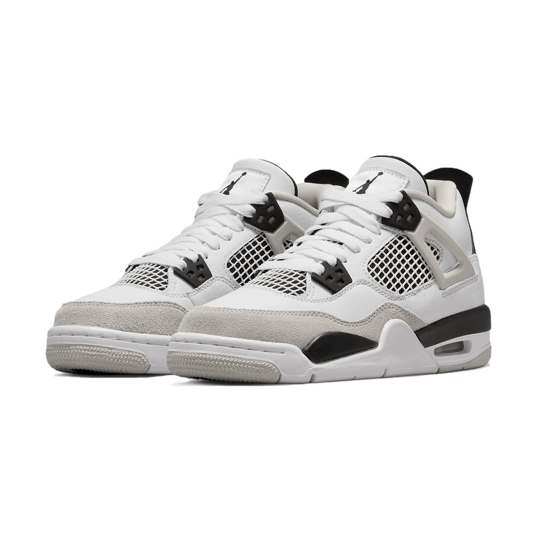 Air Jordan 4 Retro GS 'Military Black'- Streetwear Fashion - helmiss.com