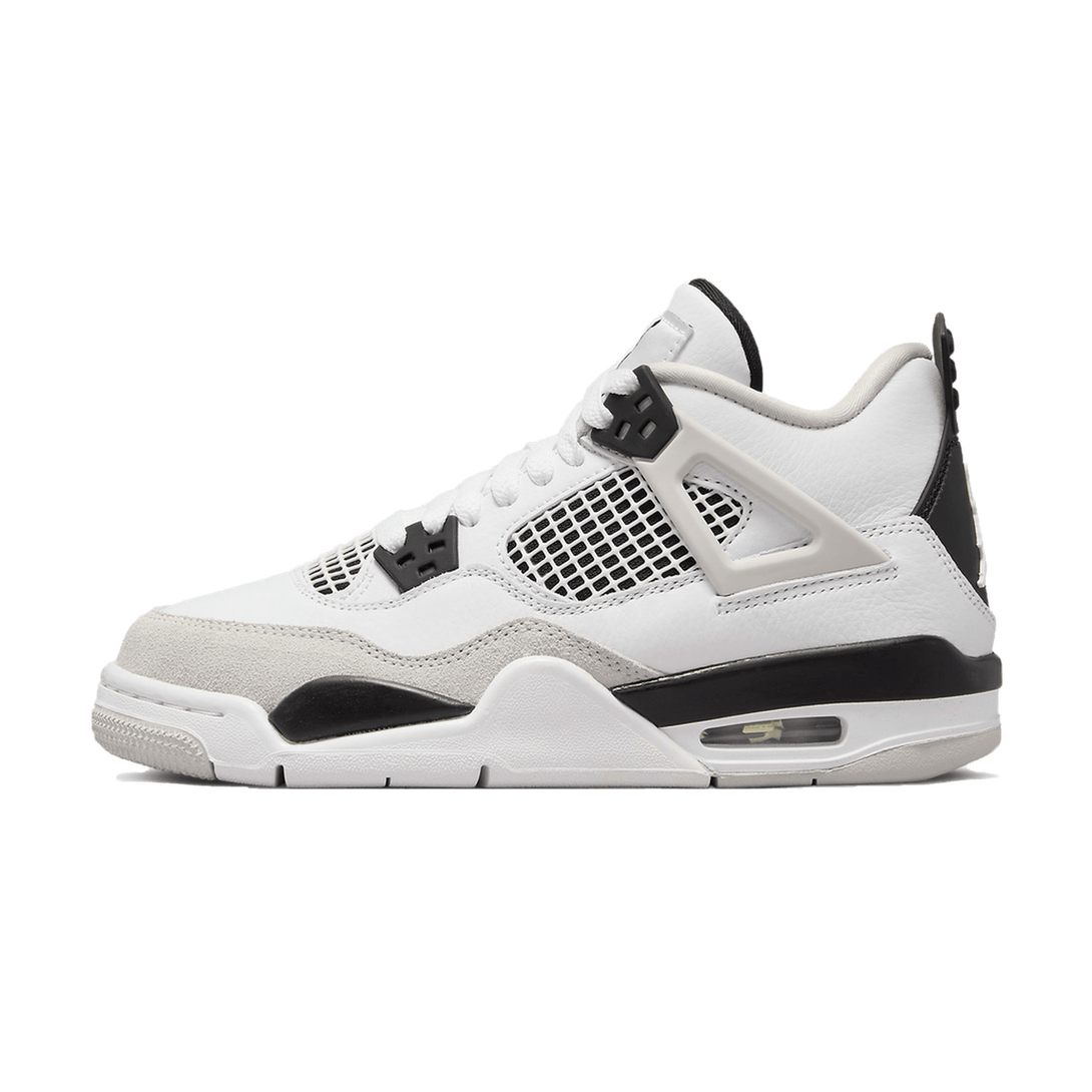 Air Jordan 4 Retro GS 'Military Black'- Streetwear Fashion - helmiss.com