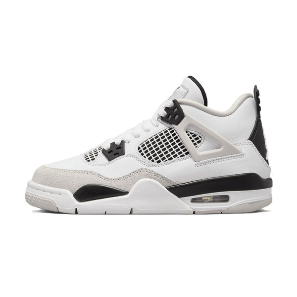 Air Jordan 4 Retro GS 'Military Black'- Streetwear Fashion - helmiss.com