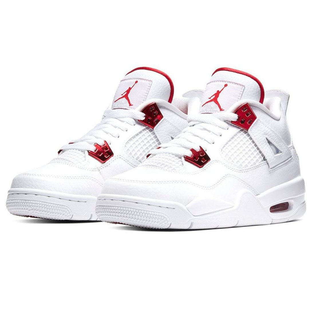 Air Jordan 4 Retro GS 'Red Metallic'- Streetwear Fashion - helmiss.com