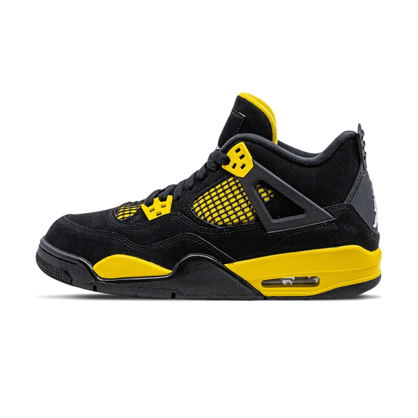 Air Jordan 4 Retro GS 'Thunder' 2023- Streetwear Fashion - helmiss.com