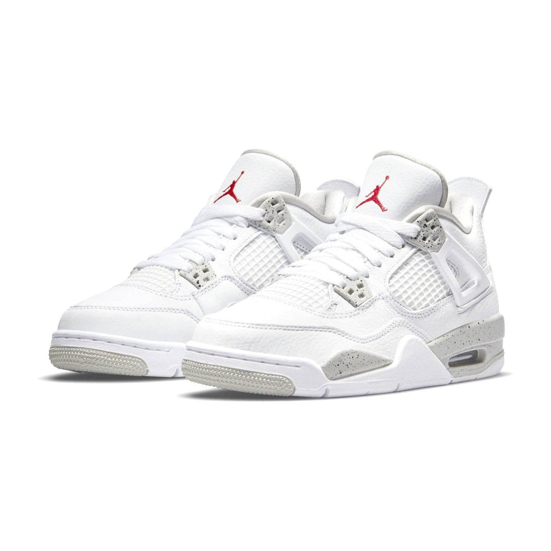 Air Jordan 4 Retro GS 'White Oreo'- Streetwear Fashion - helmiss.com