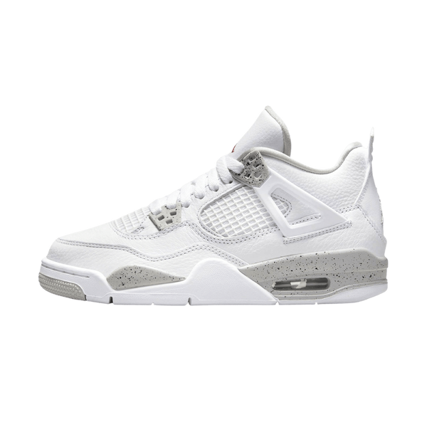 Air Jordan 4 Retro GS 'White Oreo'- Streetwear Fashion - helmiss.com