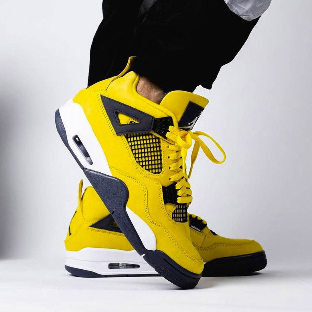 Air Jordan 4 Retro 'Lightning' 2021- Streetwear Fashion - helmiss.com