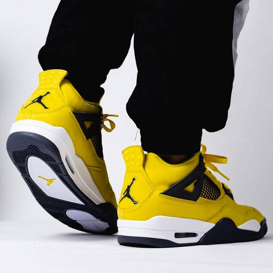 Air Jordan 4 Retro 'Lightning' 2021- Streetwear Fashion - helmiss.com