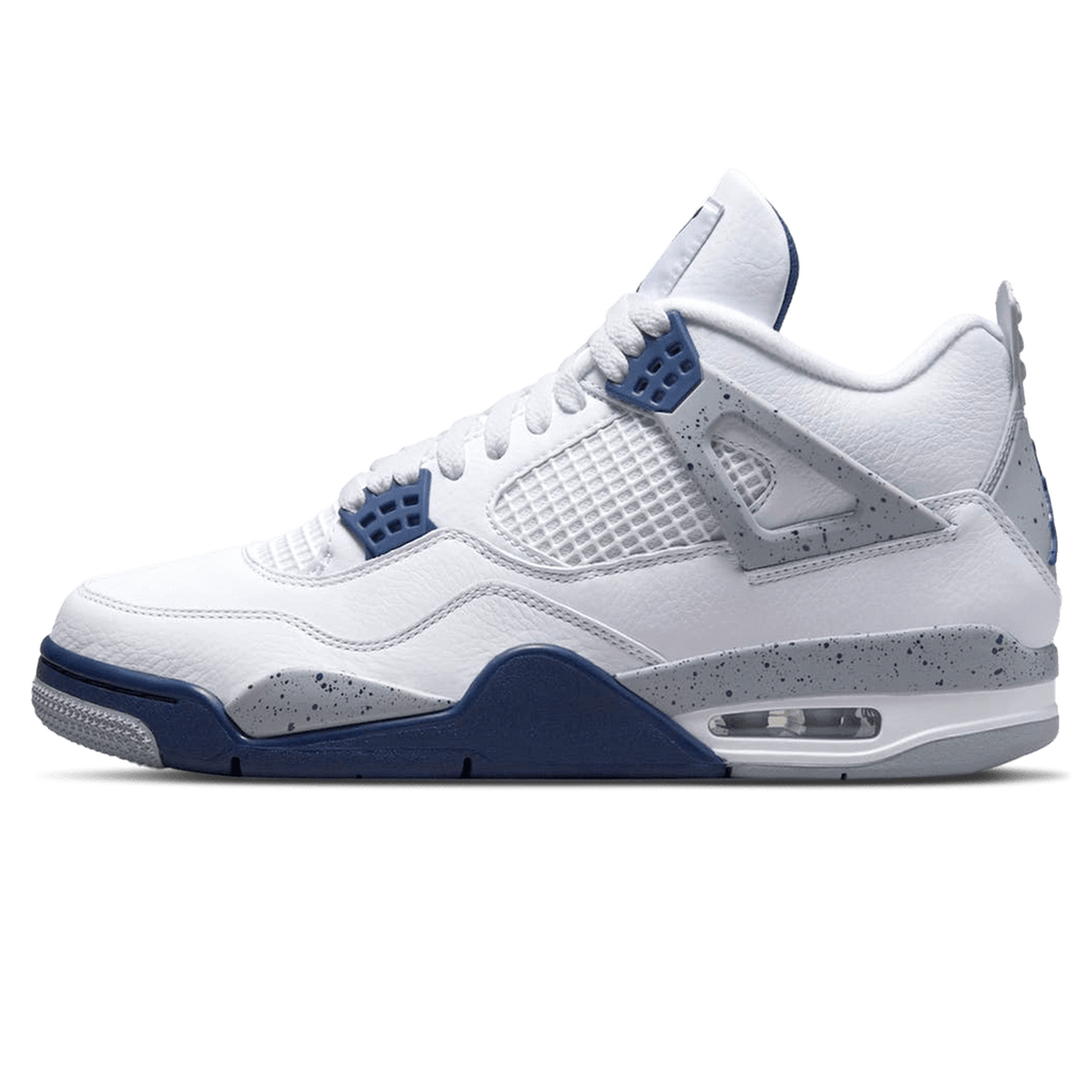 Air Jordan 4 Retro 'Midnight Navy'- Streetwear Fashion - helmiss.com