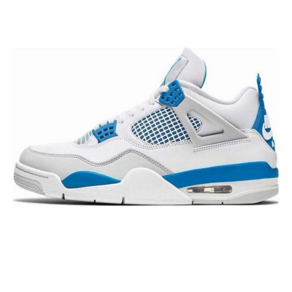 Air Jordan 4 Retro 'Military Blue' 2024- Streetwear Fashion - helmiss.com