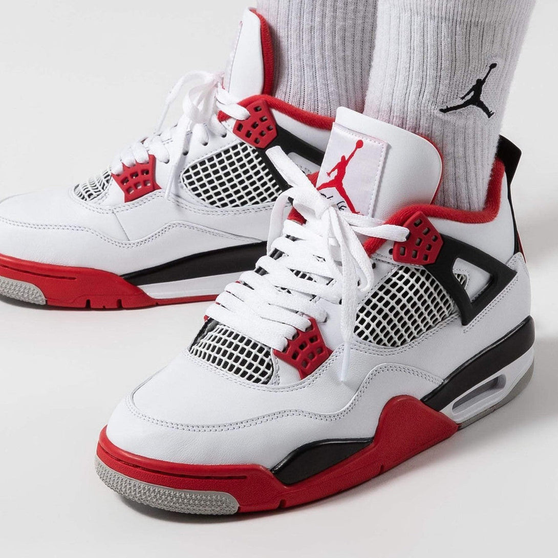 Air Jordan 4 Retro OG 'Fire Red' 2020- Streetwear Fashion - helmiss.com