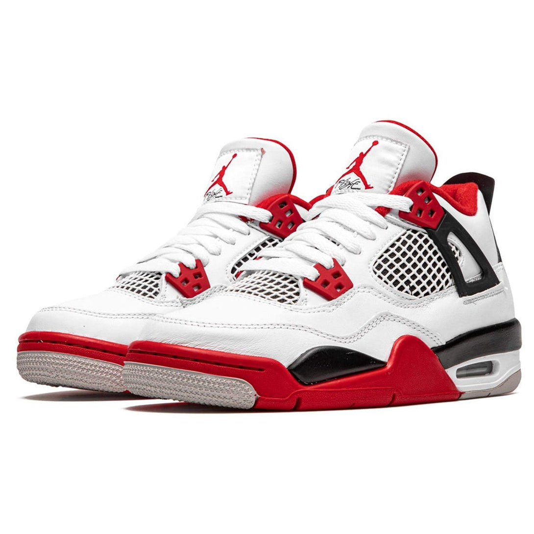 Air Jordan 4 Retro OG GS 'Fire Red' 2020- Streetwear Fashion - helmiss.com