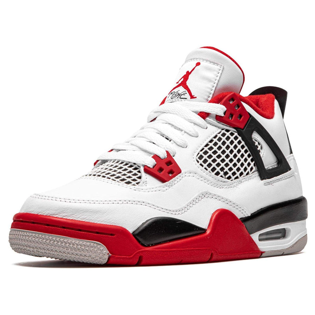 Air Jordan 4 Retro OG GS 'Fire Red' 2020- Streetwear Fashion - helmiss.com